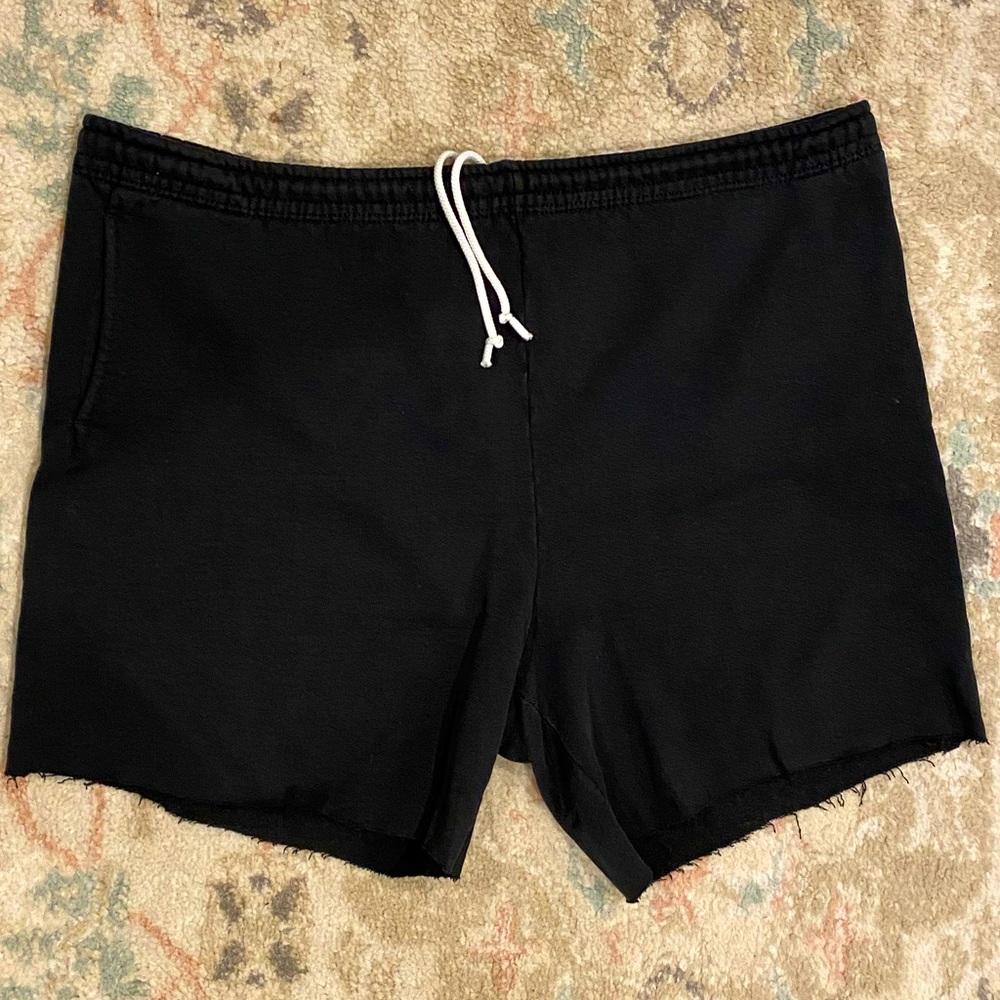 Vintage Black Sweat Shorts